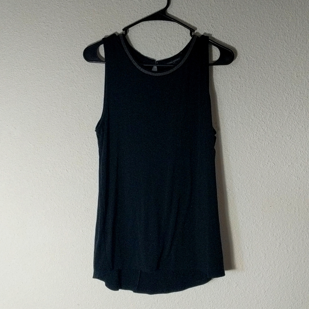 Banana Republic sleeveless black tunic M